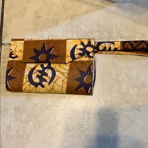 African print fabric Whistle purse